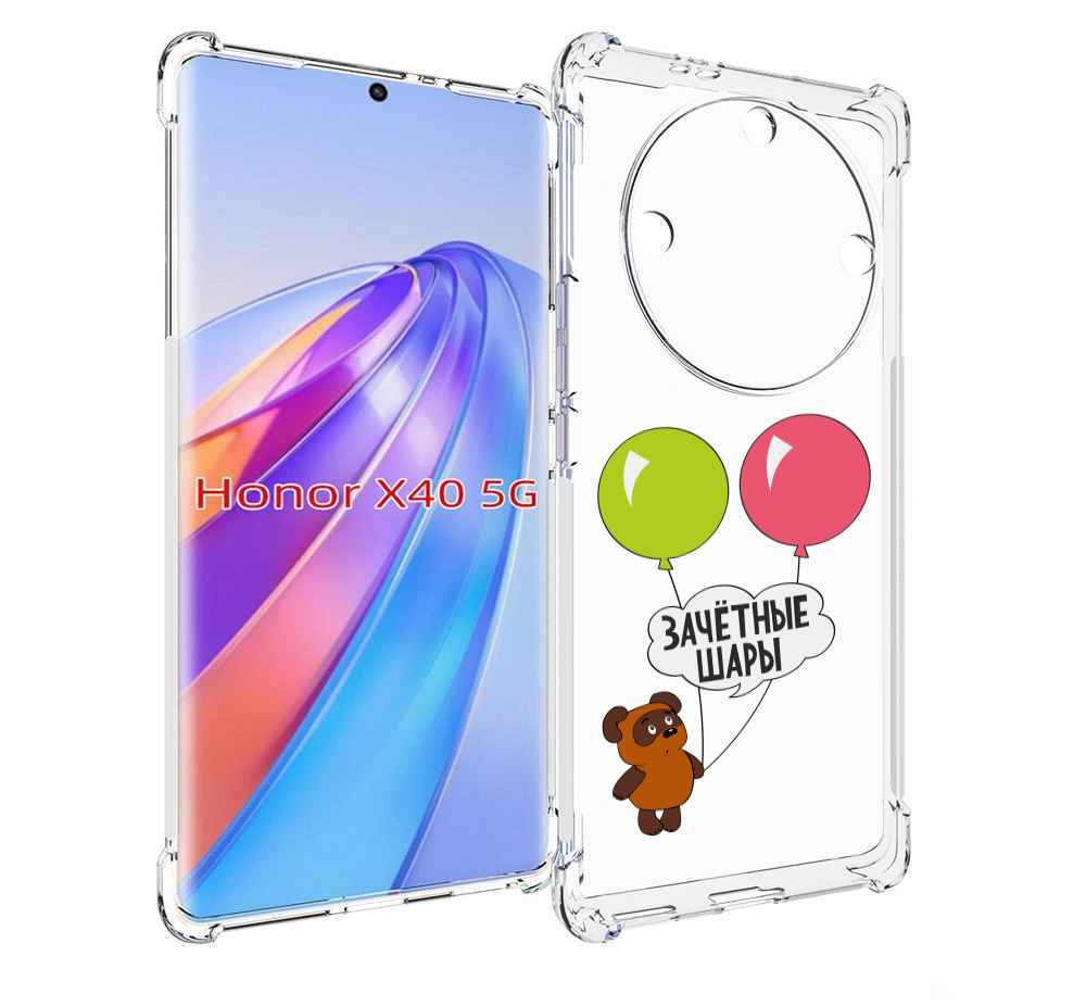 

Чехол MyPads зачетные-шары для Honor X40, Прозрачный, Tocco