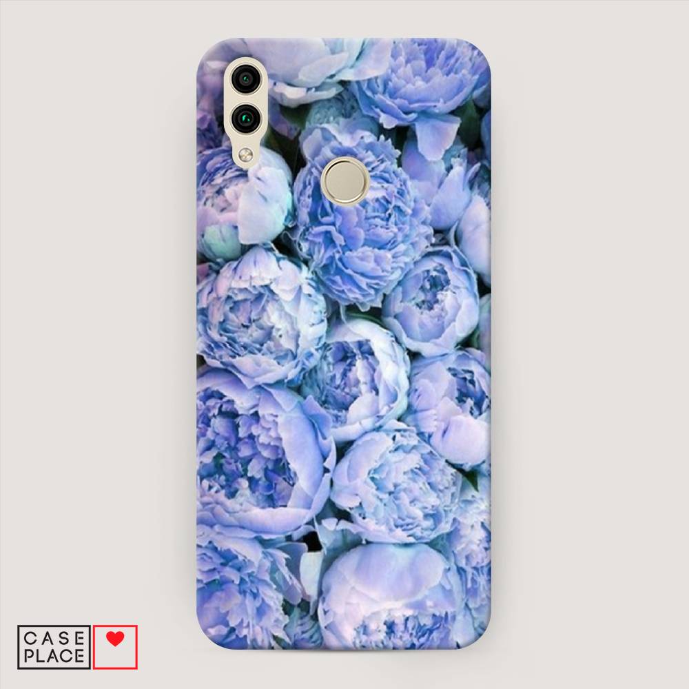 

Чехол Awog "Пионы голубые" для Honor 8C, 67120-6