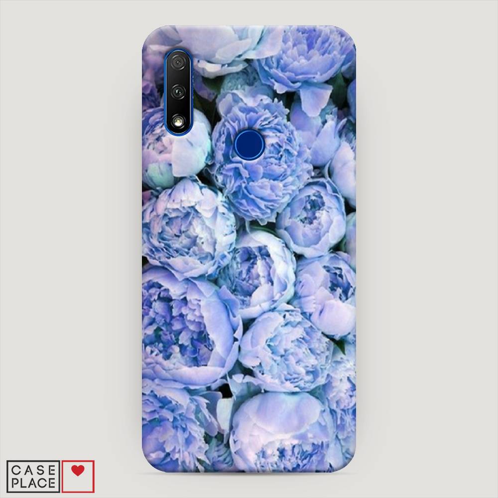 

Чехол Awog "Пионы голубые" для Honor 9X, 69920-6