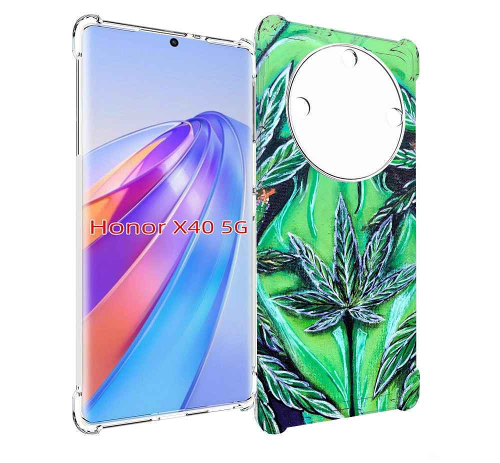 

Чехол MyPads зеленая девушка для Honor X40, Прозрачный, Tocco
