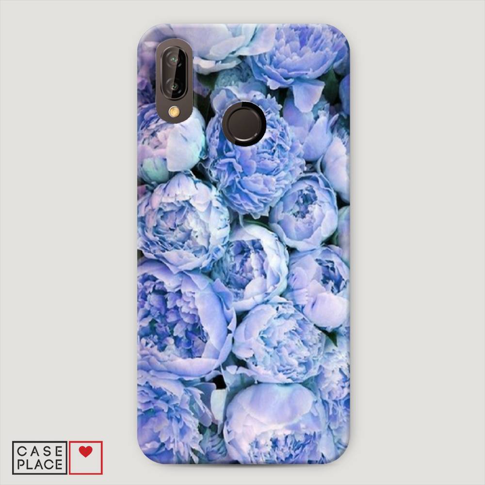 

Чехол Awog "Пионы голубые" для Huawei P20 Lite, 64420-6