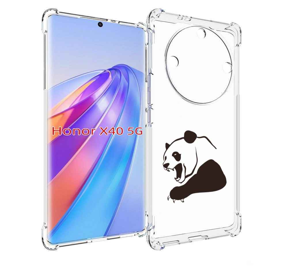 

Чехол MyPads злая-панда для Honor X40, Прозрачный, Tocco