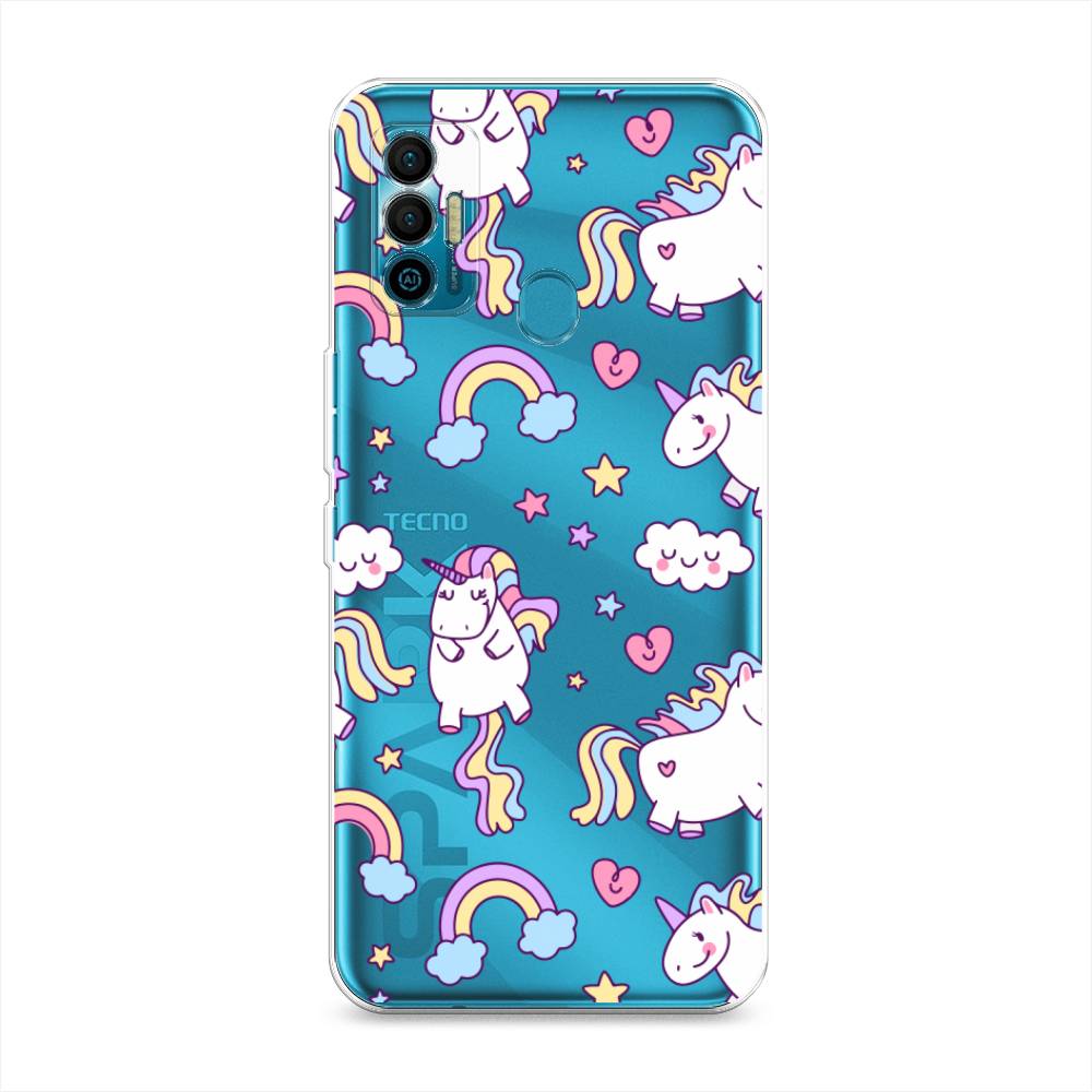 

Силиконовый чехол "Sweet unicorns dreams" на Tecno Spark 7, Sweet unicorns dreams