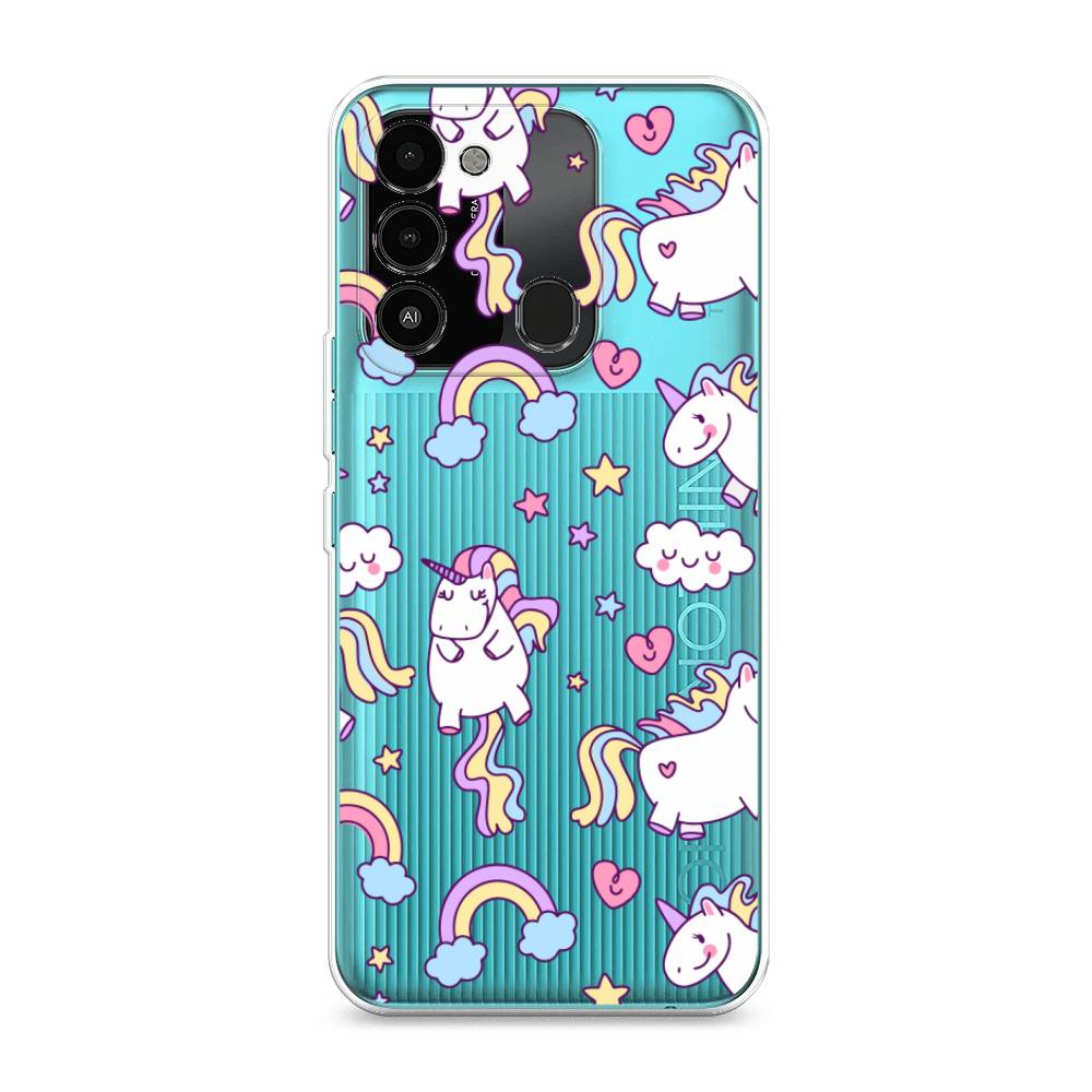 

Силиконовый чехол "Sweet unicorns dreams" на Tecno Spark 8C, Sweet unicorns dreams