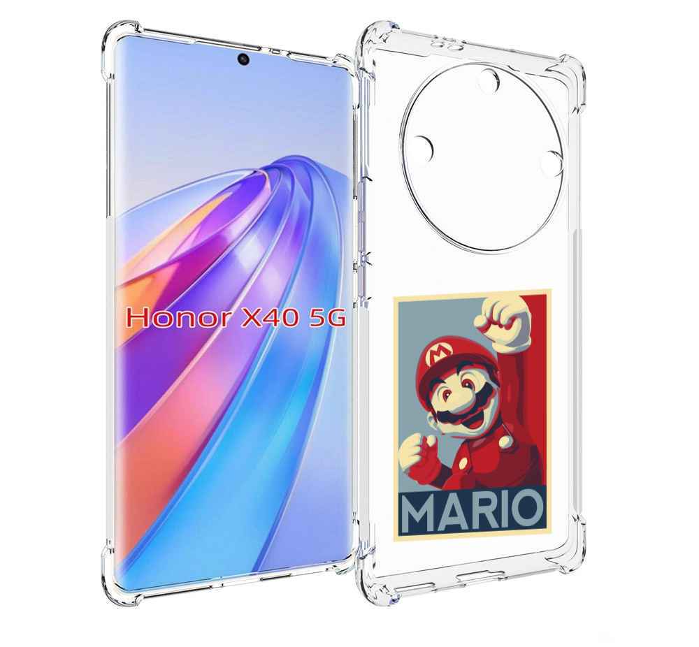 

Чехол MyPads злой марио для Honor X40, Прозрачный, Tocco