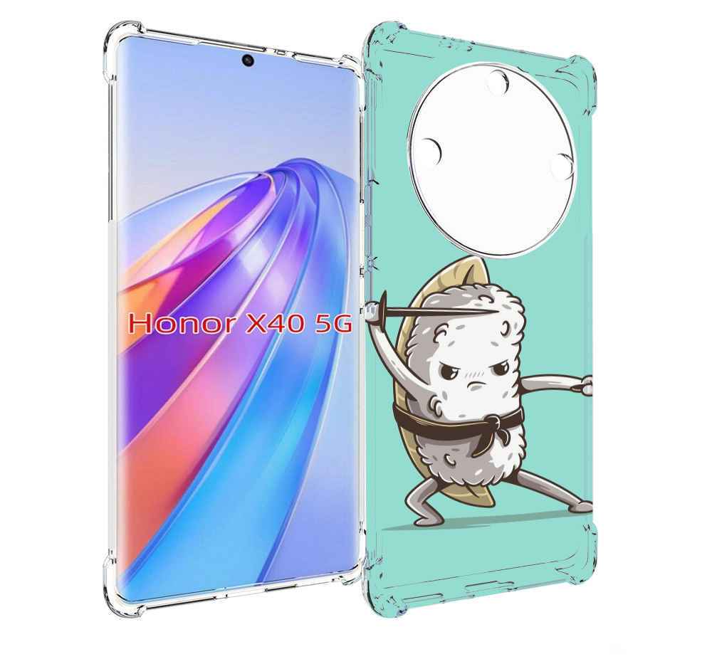 

Чехол MyPads злой суши детский для Honor X40, Прозрачный, Tocco