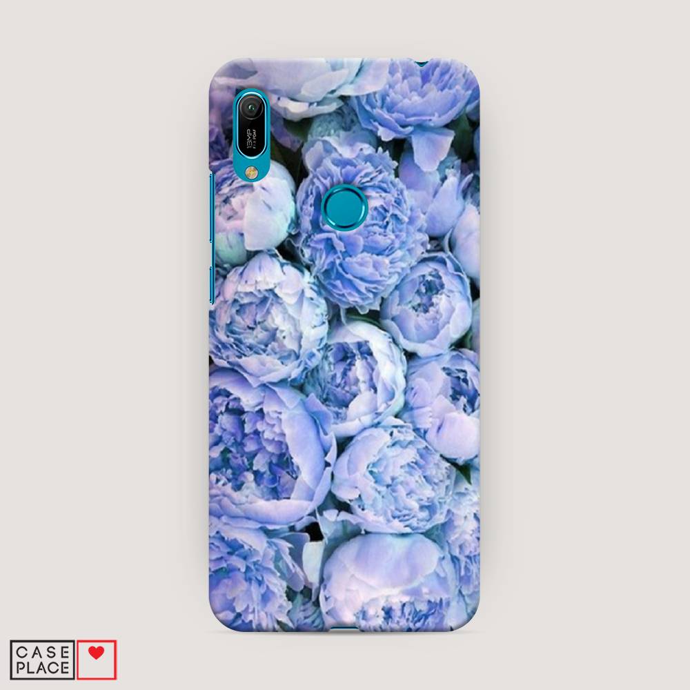 

Чехол Awog "Пионы голубые" для Huawei Y6 2019