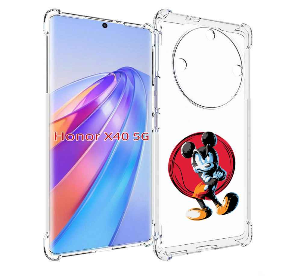 

Чехол MyPads злой-микки для Honor X40, Прозрачный, Tocco