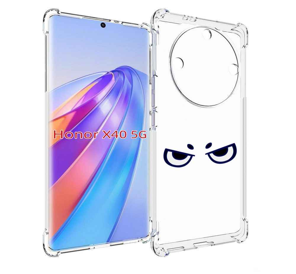 

Чехол MyPads злые-глазки для Honor X40, Прозрачный, Tocco