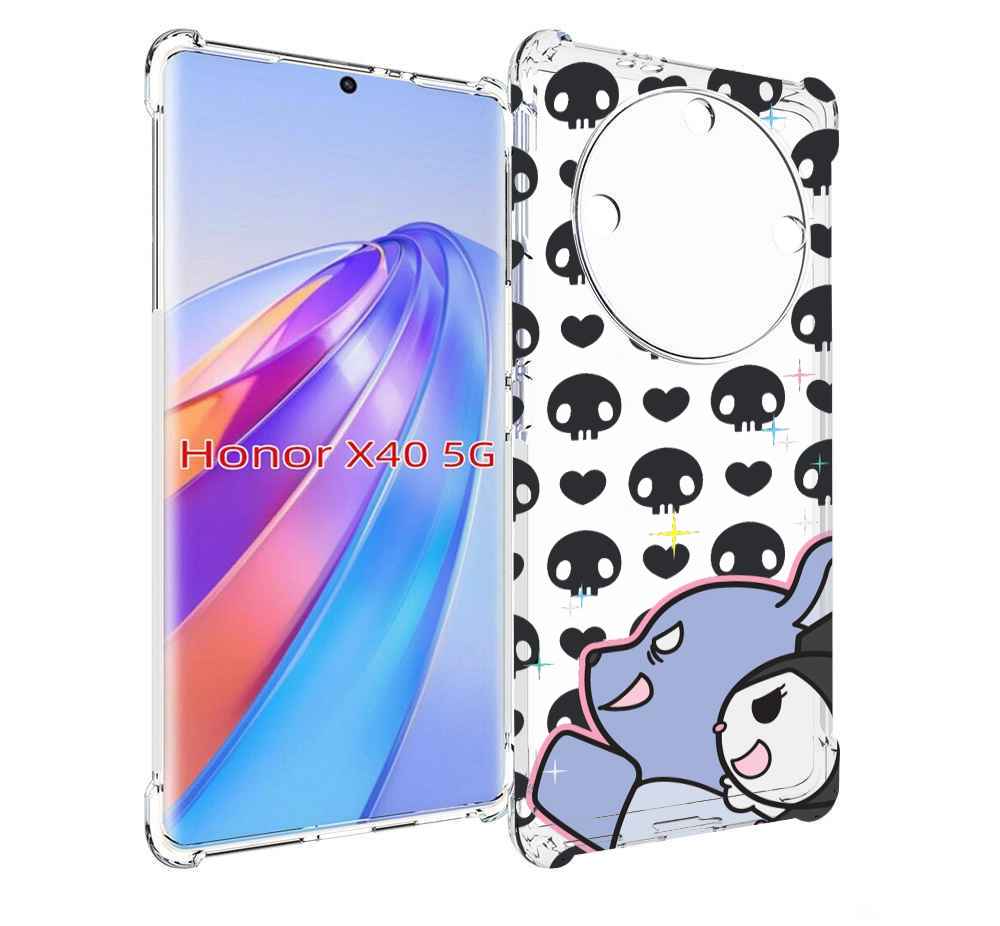 

Чехол MyPads злые-мини-животные детский для Honor X40, Прозрачный, Tocco