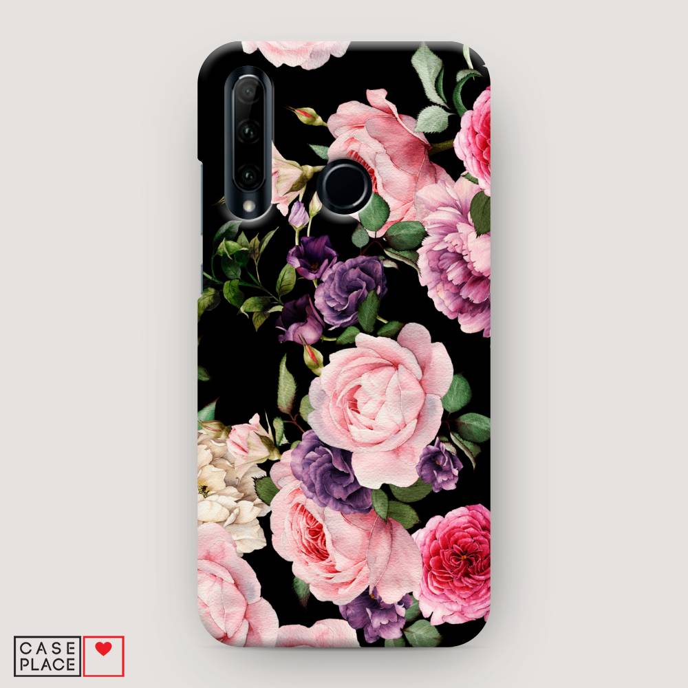 

Чехол Awog "Пионы для черном" для Honor 20 Lite 2019, 68920-6