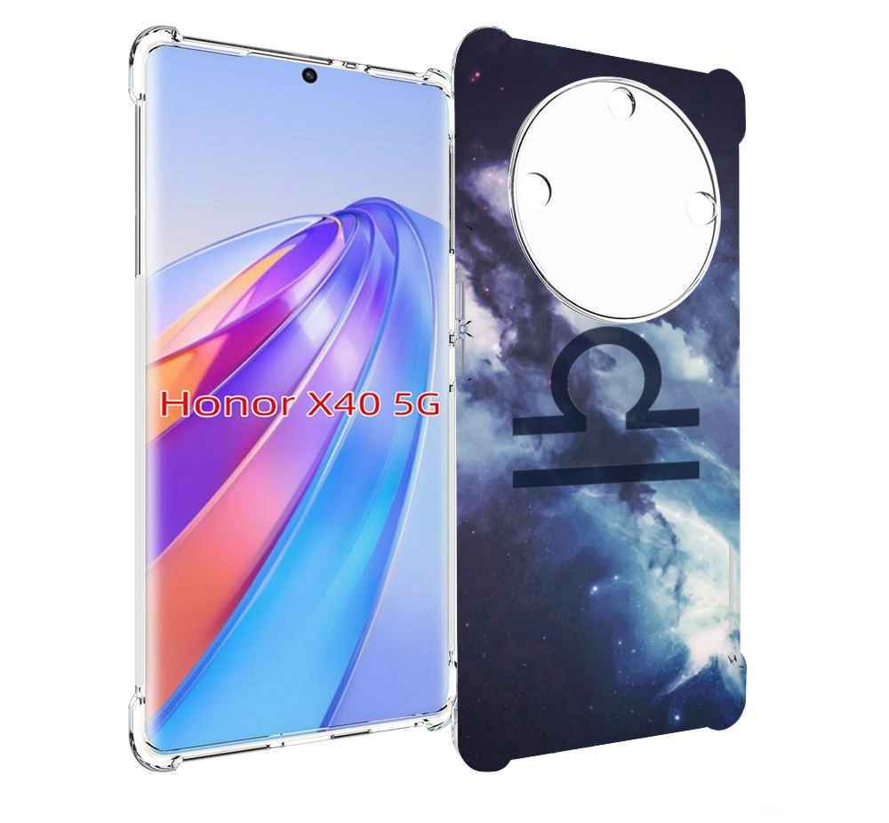 

Чехол MyPads знак зодиака весы 5 для Honor X40, Прозрачный, Tocco