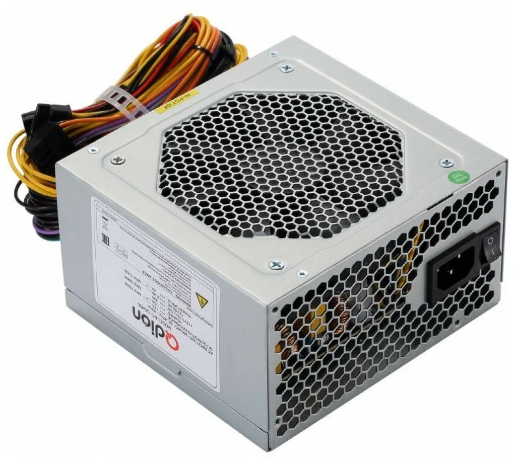 

Блок питания Qdion 450W (QD-450), Серебристый