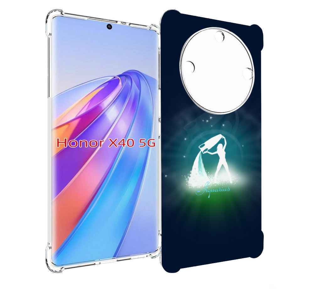 

Чехол MyPads знак зодиака водолеи 1 для Honor X40, Прозрачный, Tocco