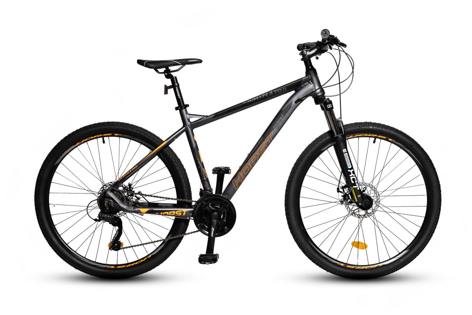 Велосипед Horst Dominator (2022), Серый/оранжевый/черный, 17