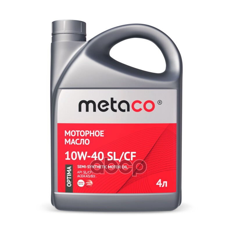 Моторное масло Metaco Optima 10W-40 Sl/Cf 4L