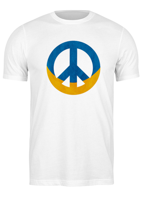 

Футболка мужская Ukraine peace Printio белая M, Ukraine peace