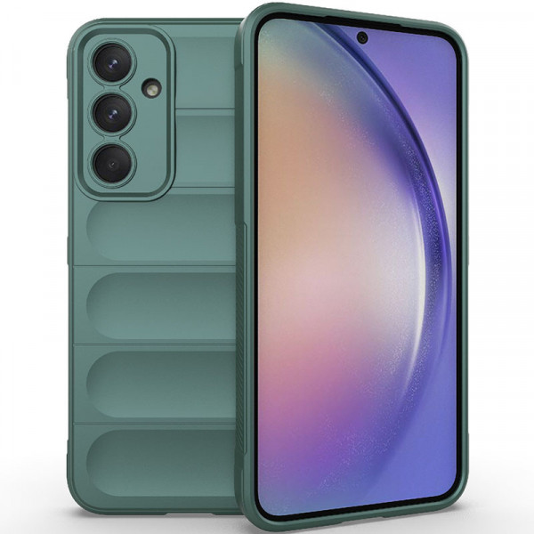 

Противоударный чехол Flex Silicone для Samsung Galaxy A35 5G, зеленый, Flex Silicone