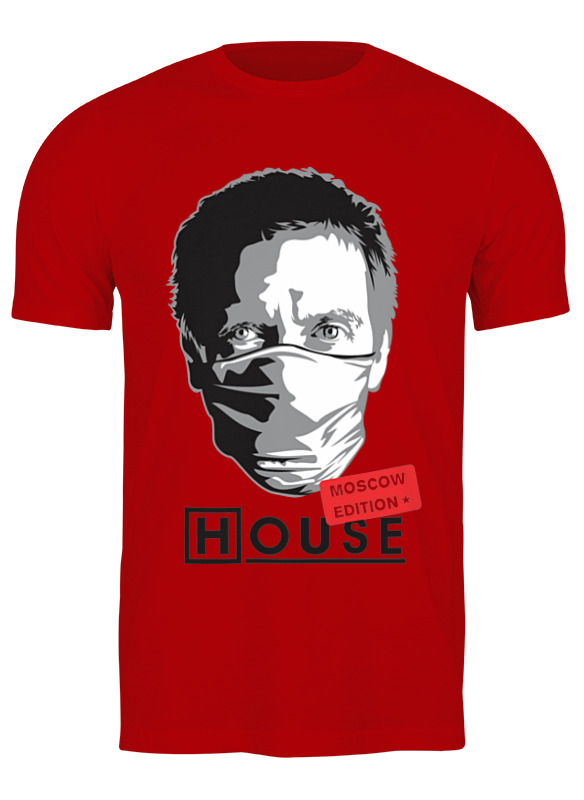 

Футболка мужская Printio Dr house красная M, Красный, Dr house