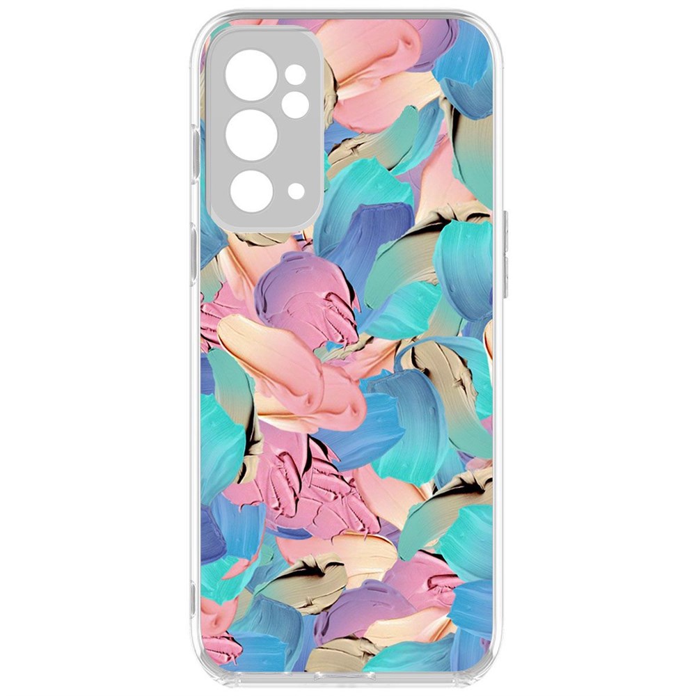 

Чехол-накладка Krutoff Clear Case Абстракт краска для OnePlus 9RT, Прозрачный