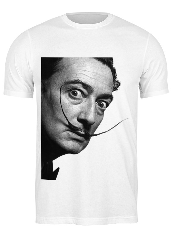 

Футболка мужская Printio Salvador dali-1 белая M, Белый, Salvador dali-1