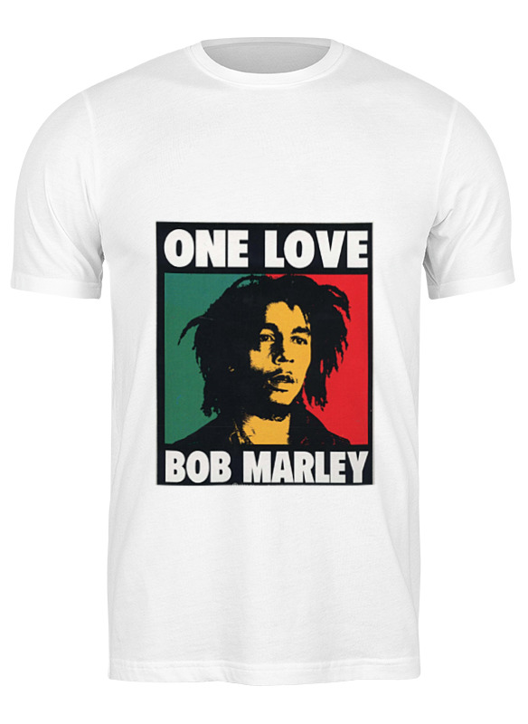 

Футболка мужская Printio Bob marley белая M, Белый, Bob marley