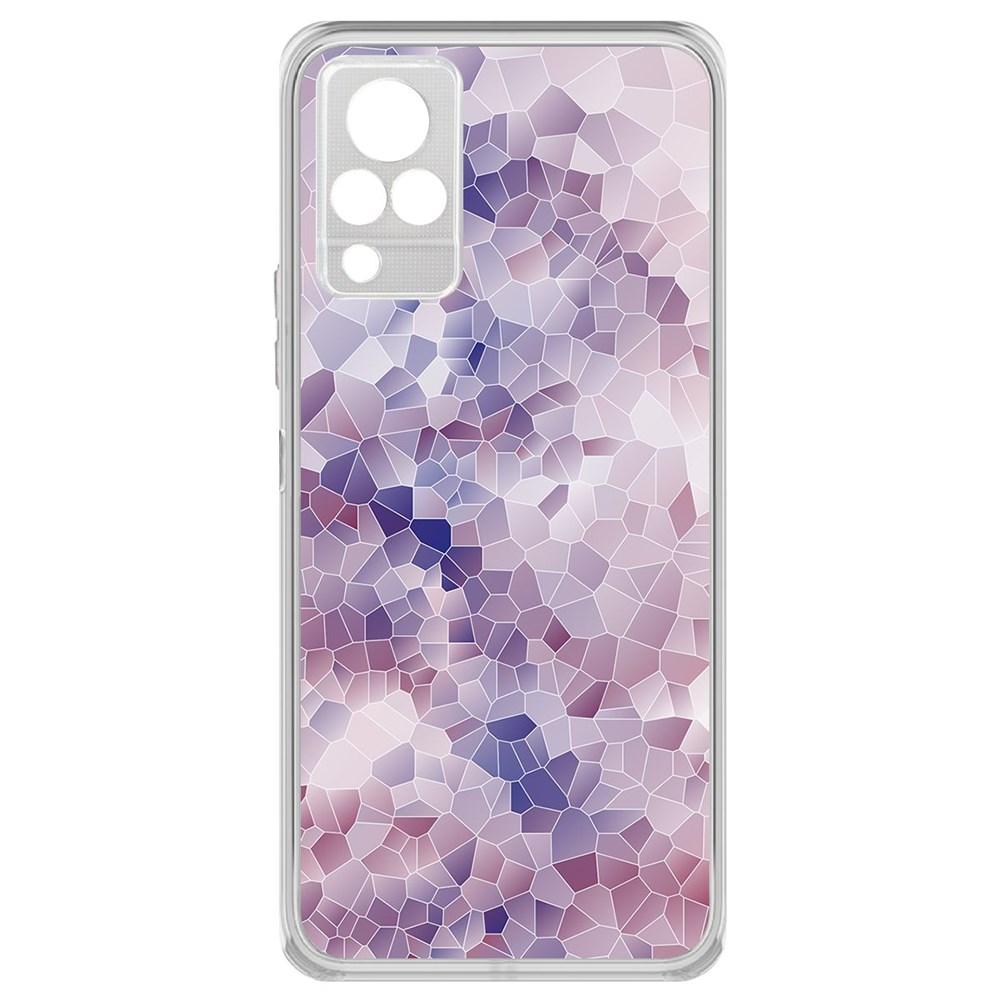 

Чехол-накладка Krutoff Clear Case Витраж 2 для Vivo V21, Прозрачный