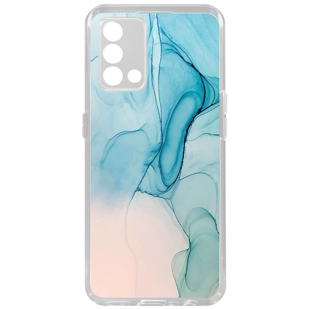 

Чехол-накладка Krutoff Clear Case Абстракт разводы для Oppo A74, Прозрачный