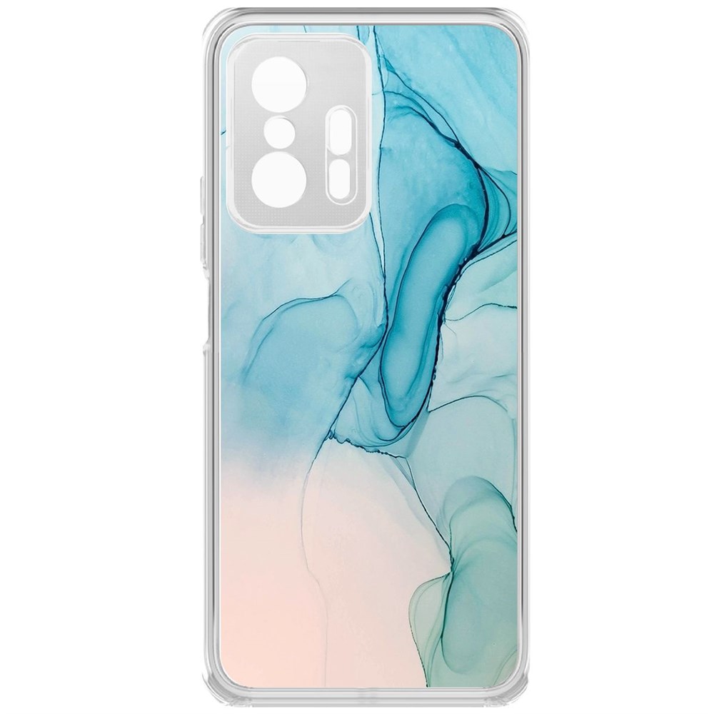 

Чехол-накладка Krutoff Clear Case Абстракт разводы для Xiaomi 11T, Прозрачный