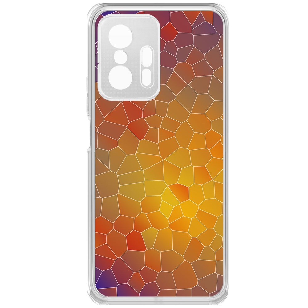 

Чехол-накладка Krutoff Clear Case Витраж 1 для Xiaomi 11T, Прозрачный