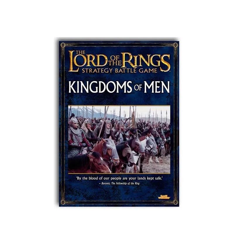 

Книга правил Kingdoms of Men для варгейма The Lord of the Rings Strategy Battle Game - на