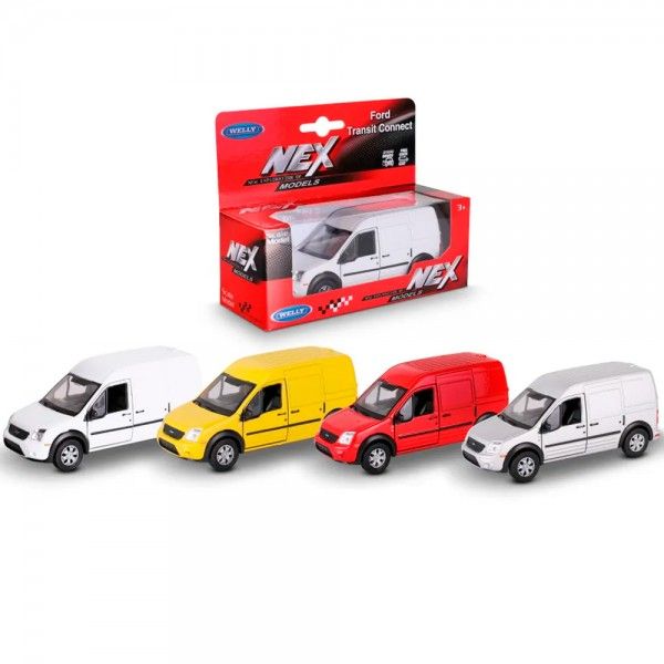 

Машинка Welly Ford Transit Connect в ассортименте (цвет по наличию), Разноцветный