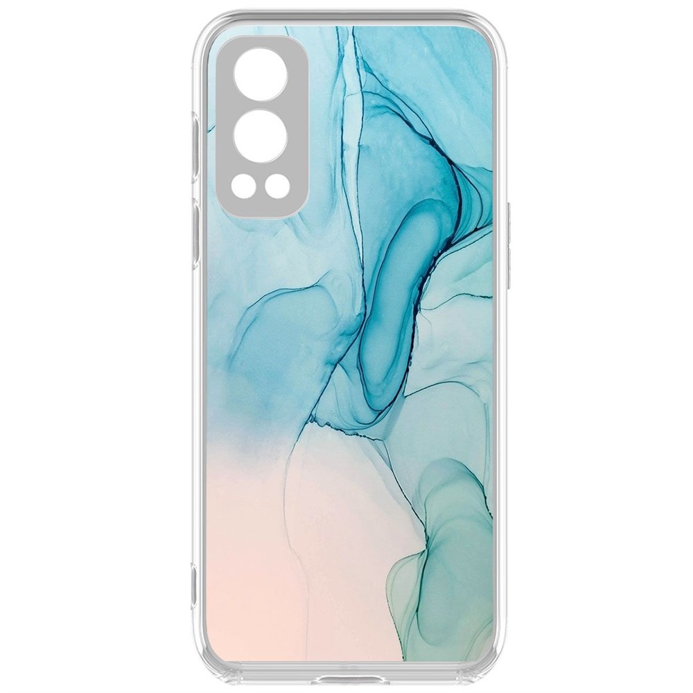 

Чехол-накладка Krutoff Clear Case Абстракт разводы для OnePlus Nord 2 5G, Прозрачный