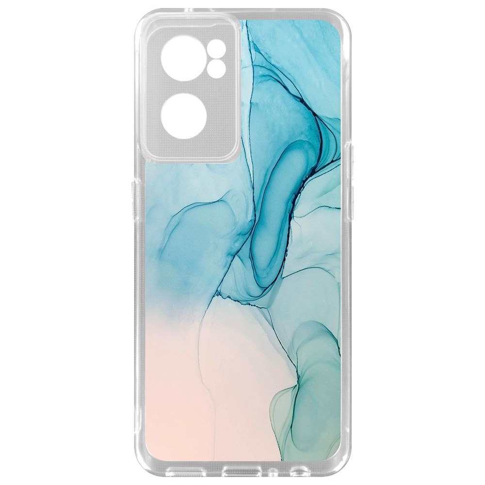 

Чехол-накладка Krutoff Clear Case Абстракт разводы для OnePlus Nord CE 2 5G, Прозрачный