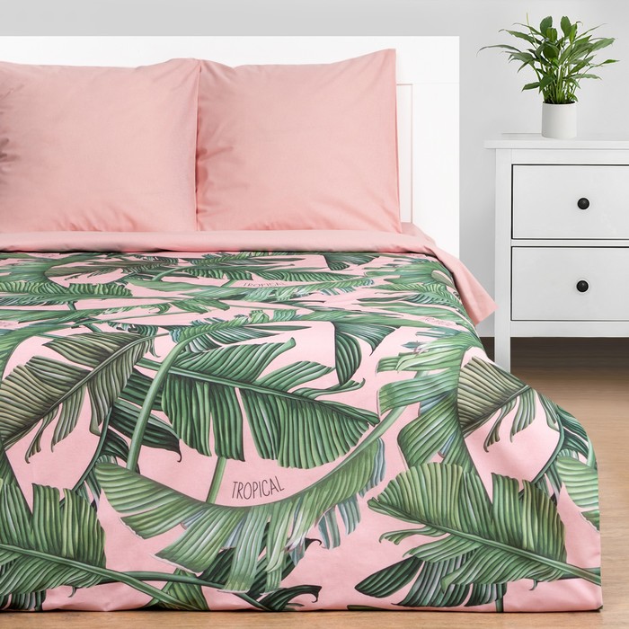 

Этель Постельное белье Этель 2 сп Tropical 175х215 см, 200х220 см, 70х70 см - 2 шт
