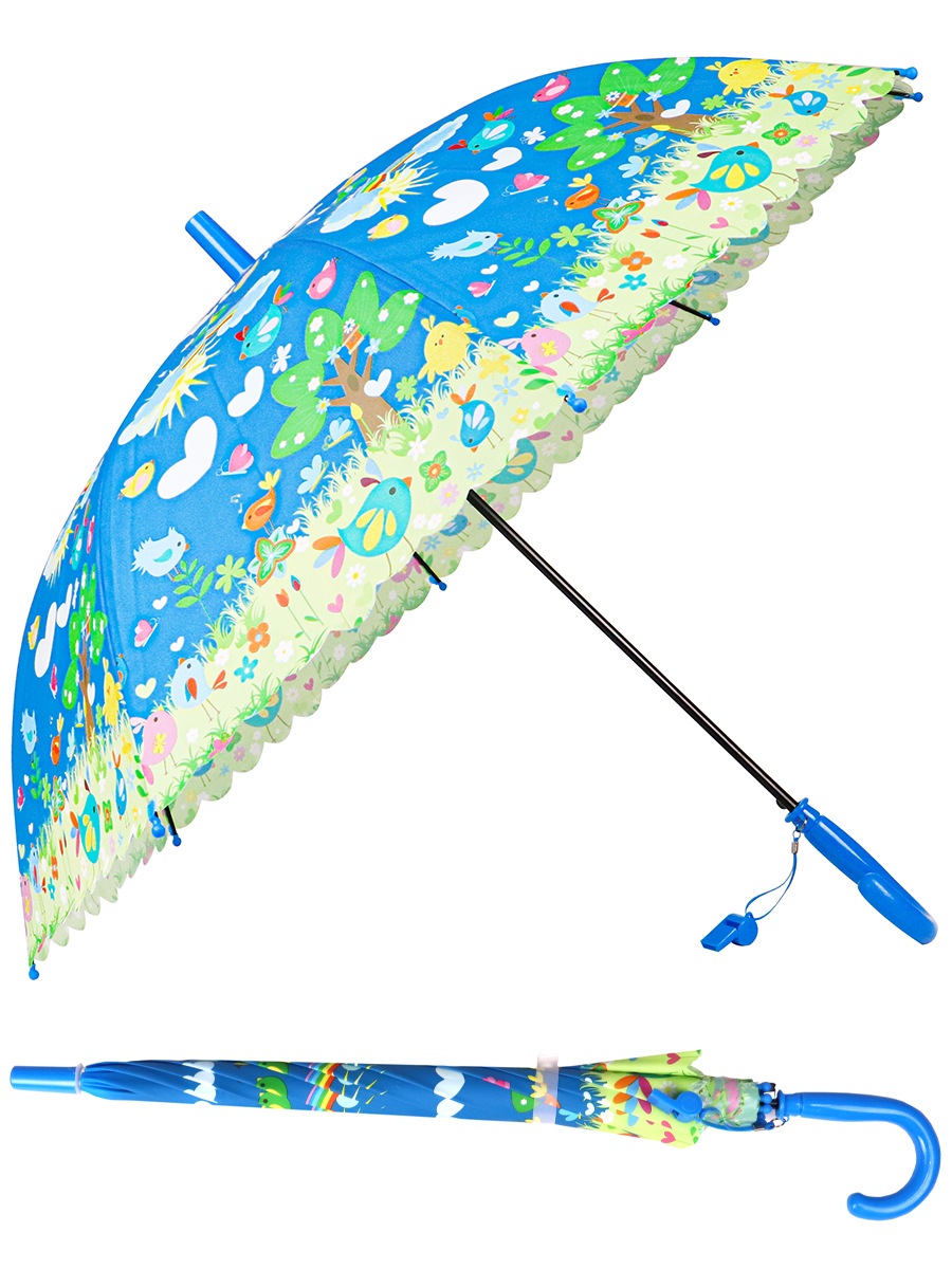 Зонт детский Птички со свистком 50 см. AN01192