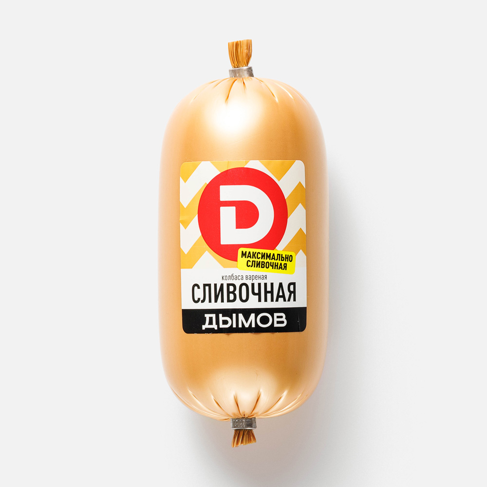 

Колбаса варёная Дымов Сливочная, максимально сливочная, 500 г