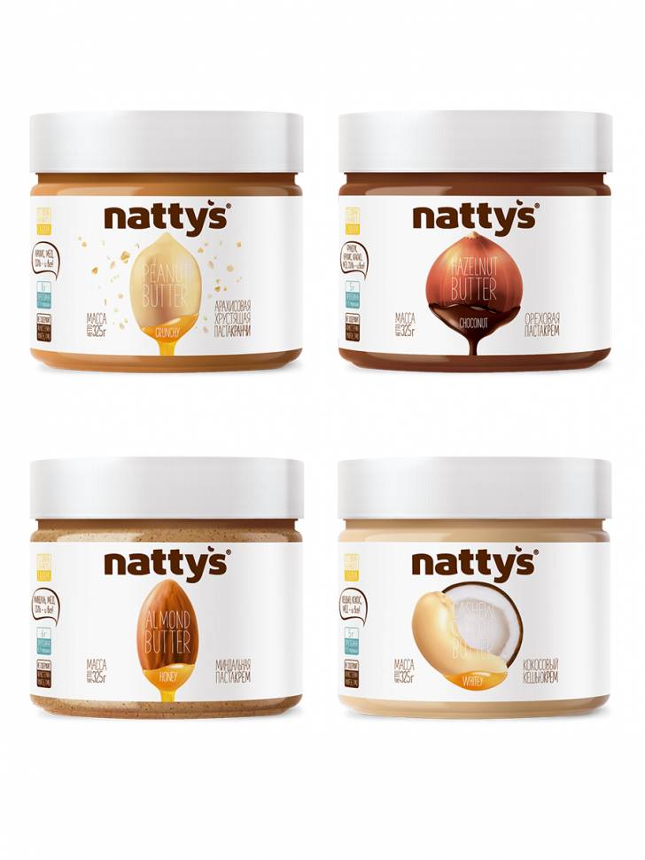 

х4 TOP MIX НАБОР ТОПОВЫХ ВКУСОВ Nattys 325 гр NATBOX!