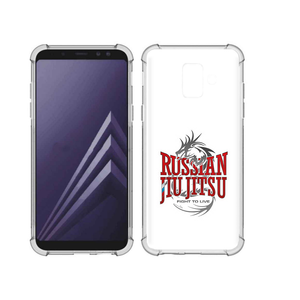 

Чехол MyPads Tocco для Samsung Galaxy A6 (2018) джиу джитсу (PT111558.582.321), Прозрачный, Tocco