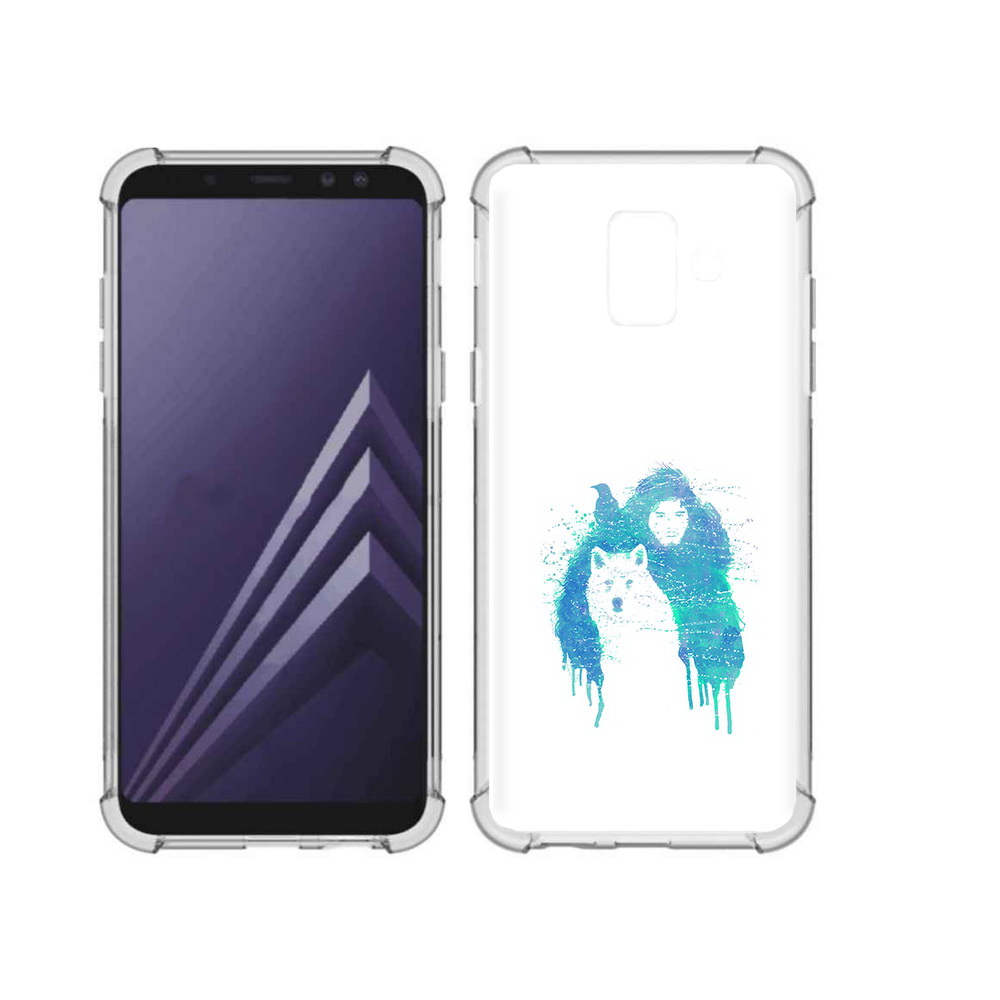 

Чехол MyPads Tocco для Samsung Galaxy A6 (2018) джон сноу (PT111558.582.323), Прозрачный, Tocco