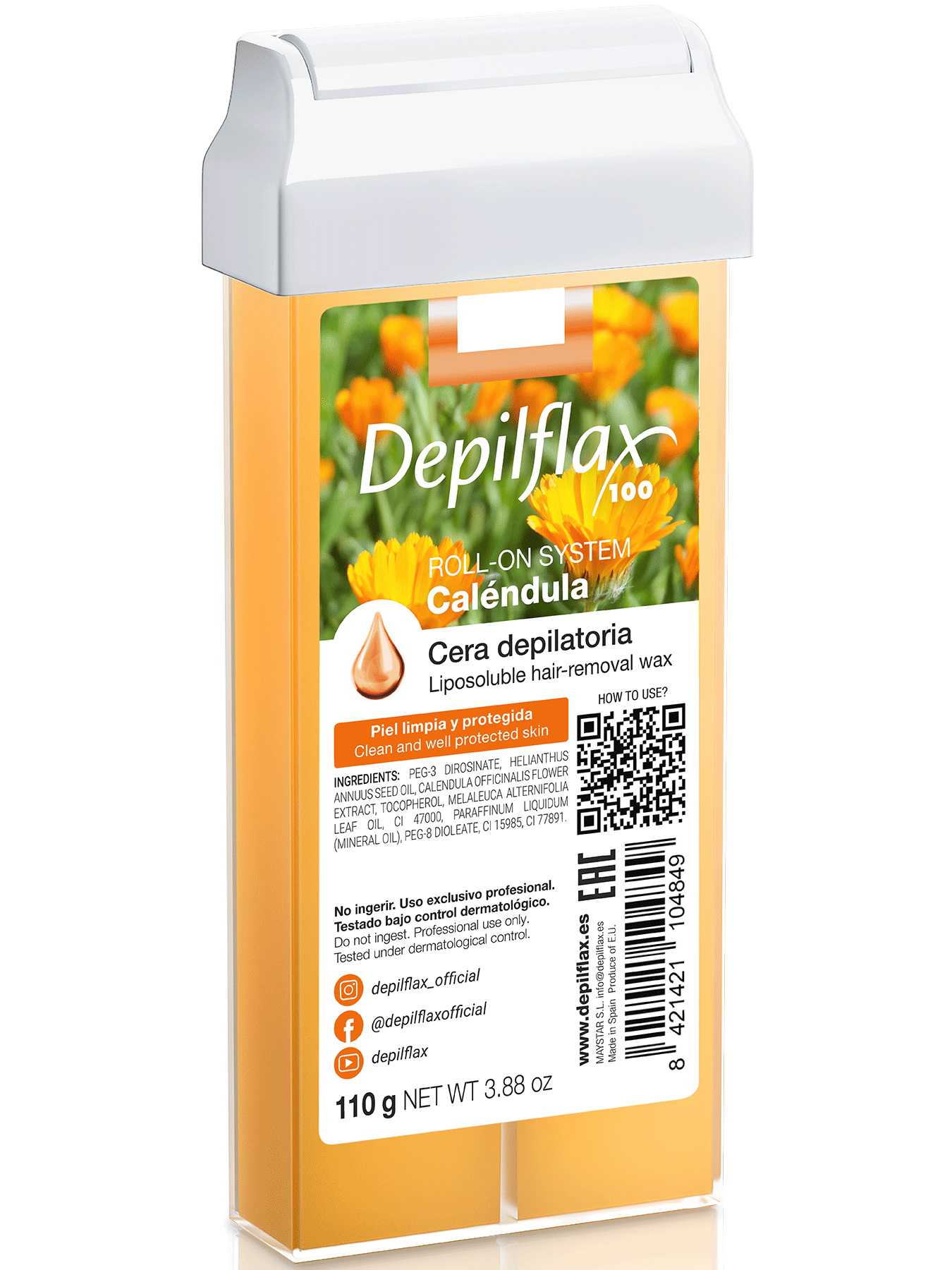 фото Воск depilflax100 calendula 110 г