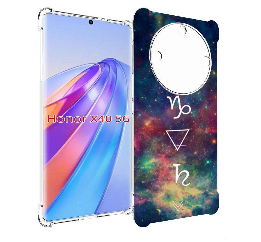 

Чехол MyPads знак зодиака козерог 5 для Honor X40, Прозрачный, Tocco