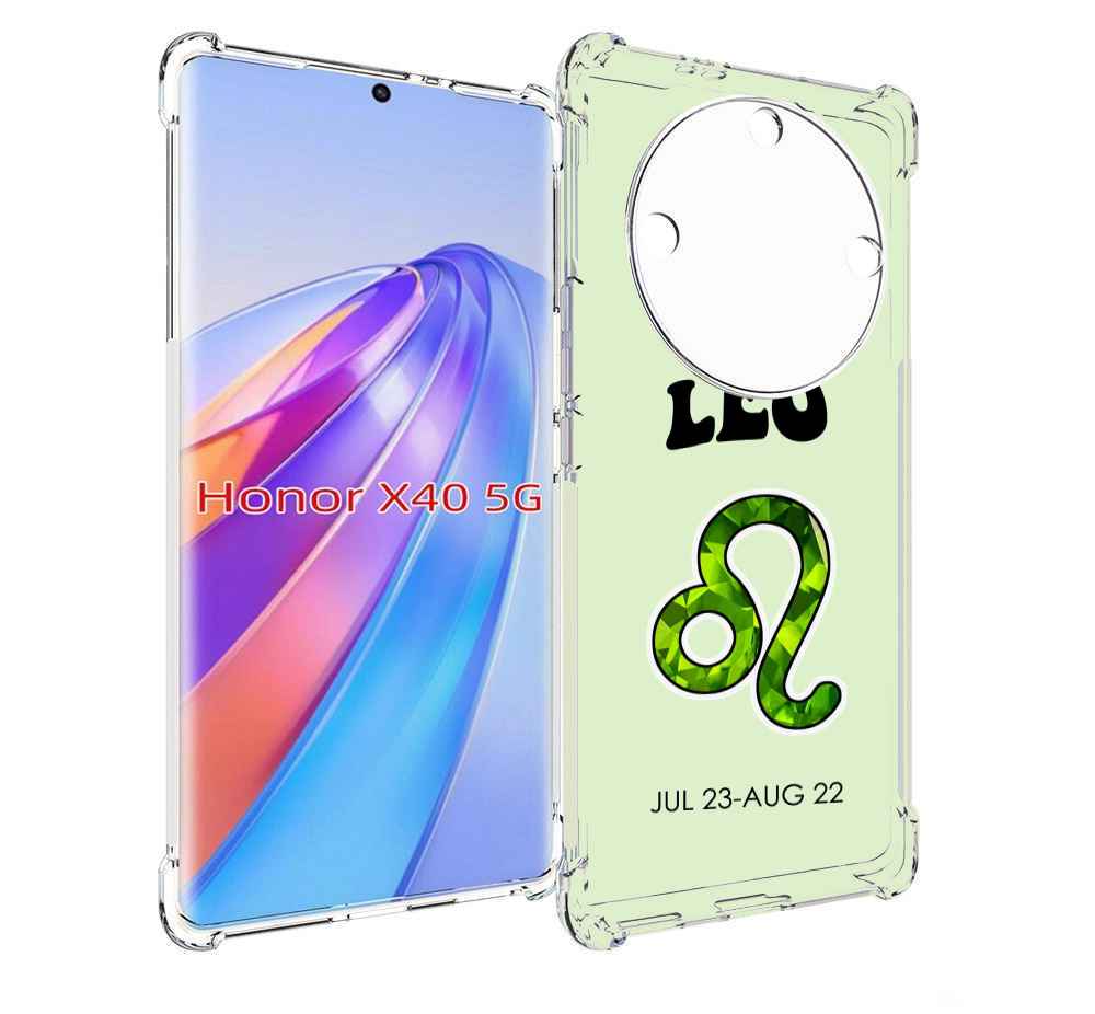 

Чехол MyPads знак зодиака лев 1 для Honor X40, Прозрачный, Tocco