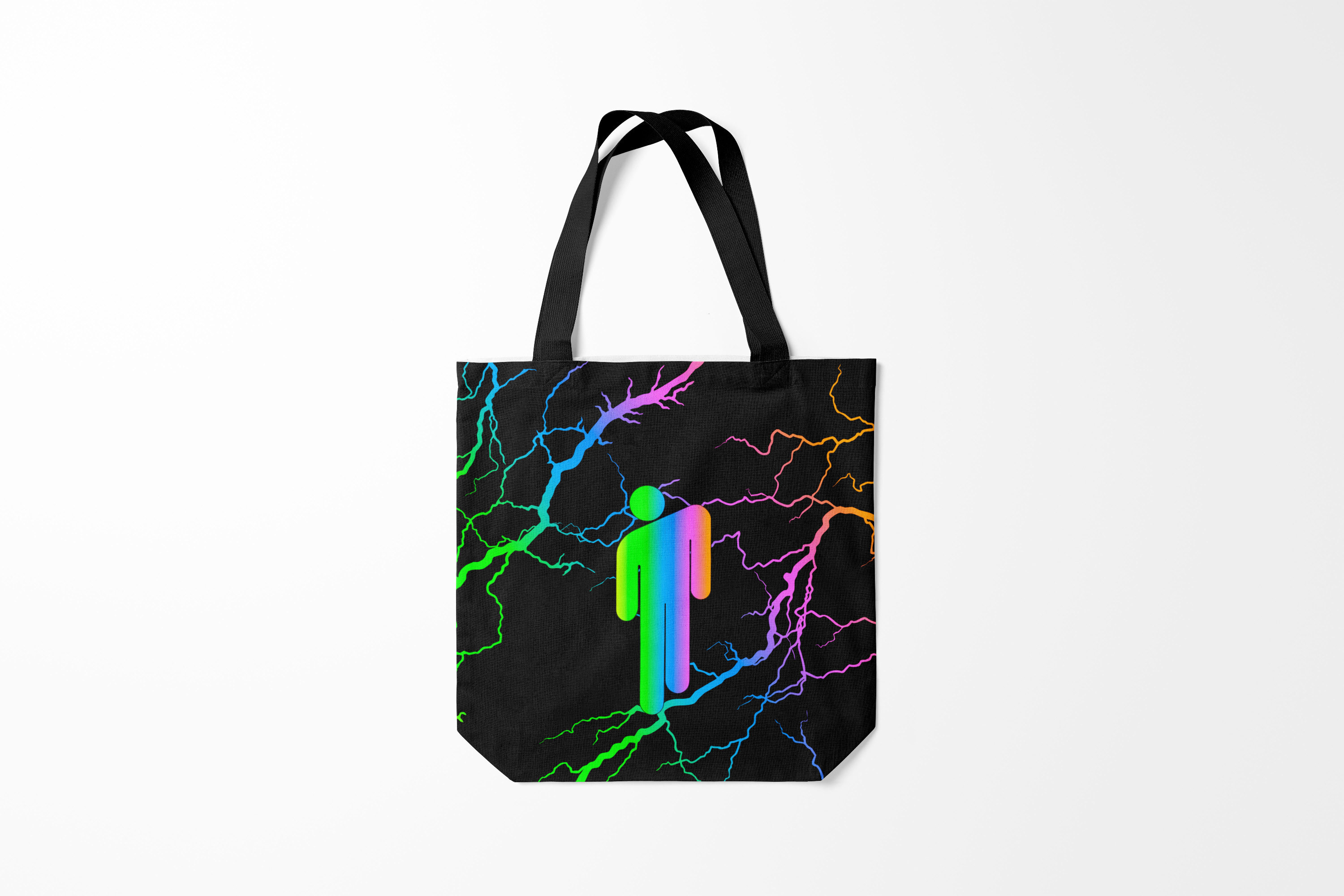 

Сумка шoппер унисекс Burnettie Billie Eilish BLACK, белый, Billie Eilish BLACK