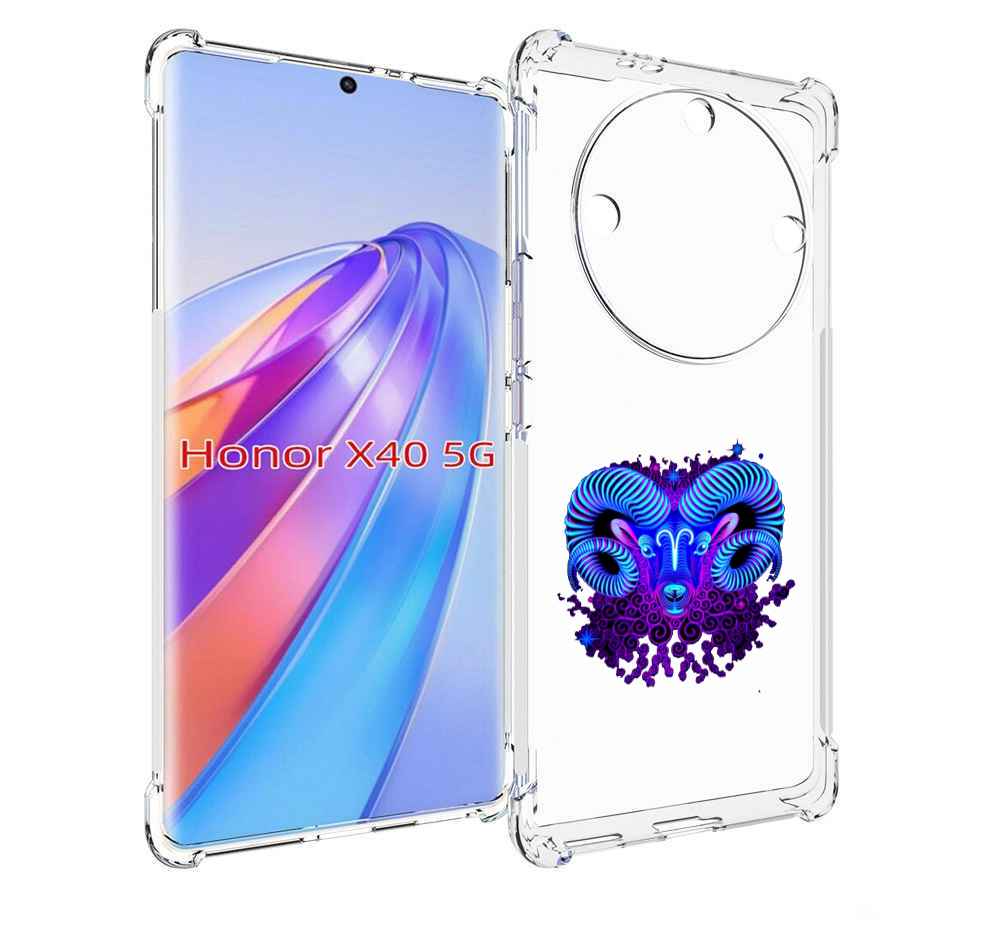 

Чехол MyPads знак зодиака овен 2 для Honor X40, Прозрачный, Tocco