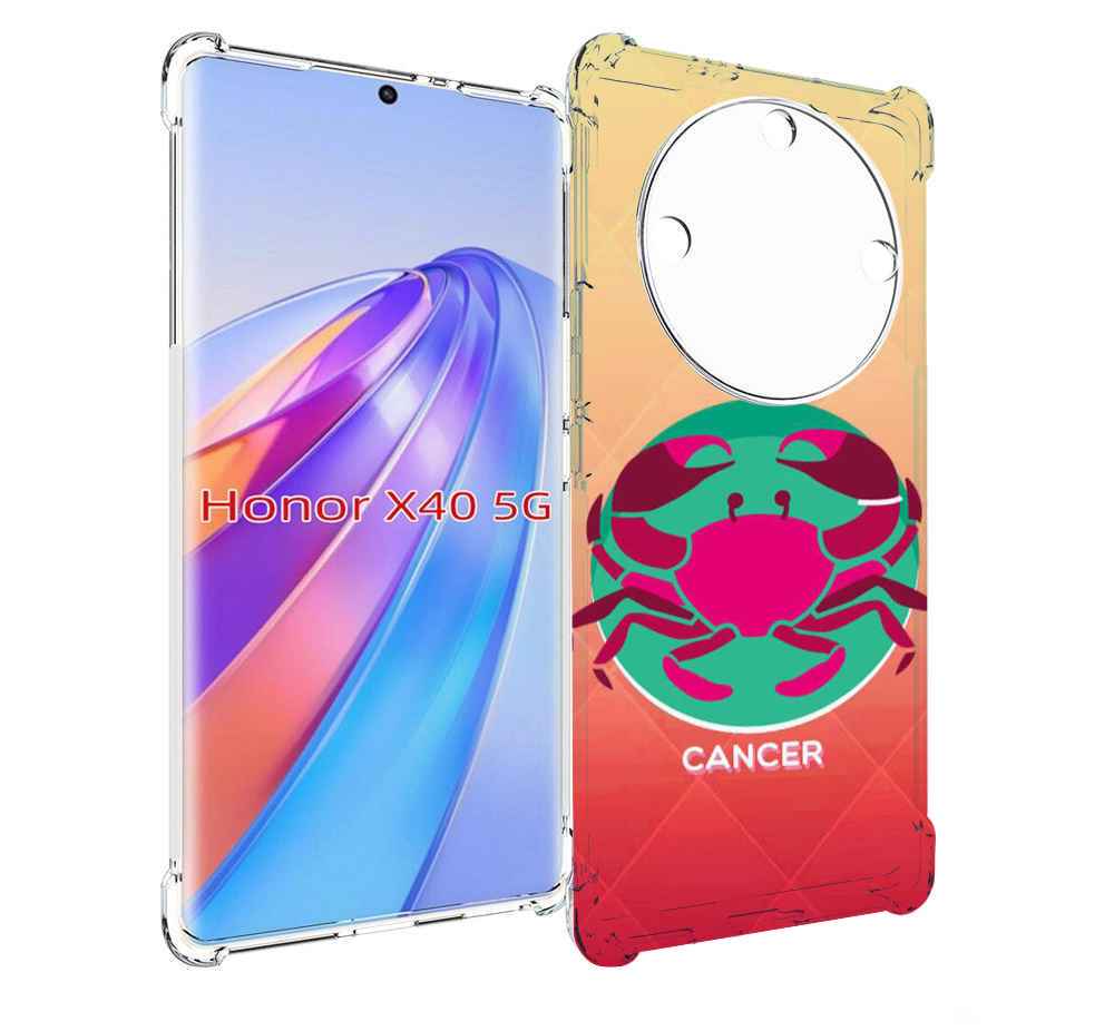 

Чехол MyPads знак зодиака рак 4 для Honor X40, Прозрачный, Tocco