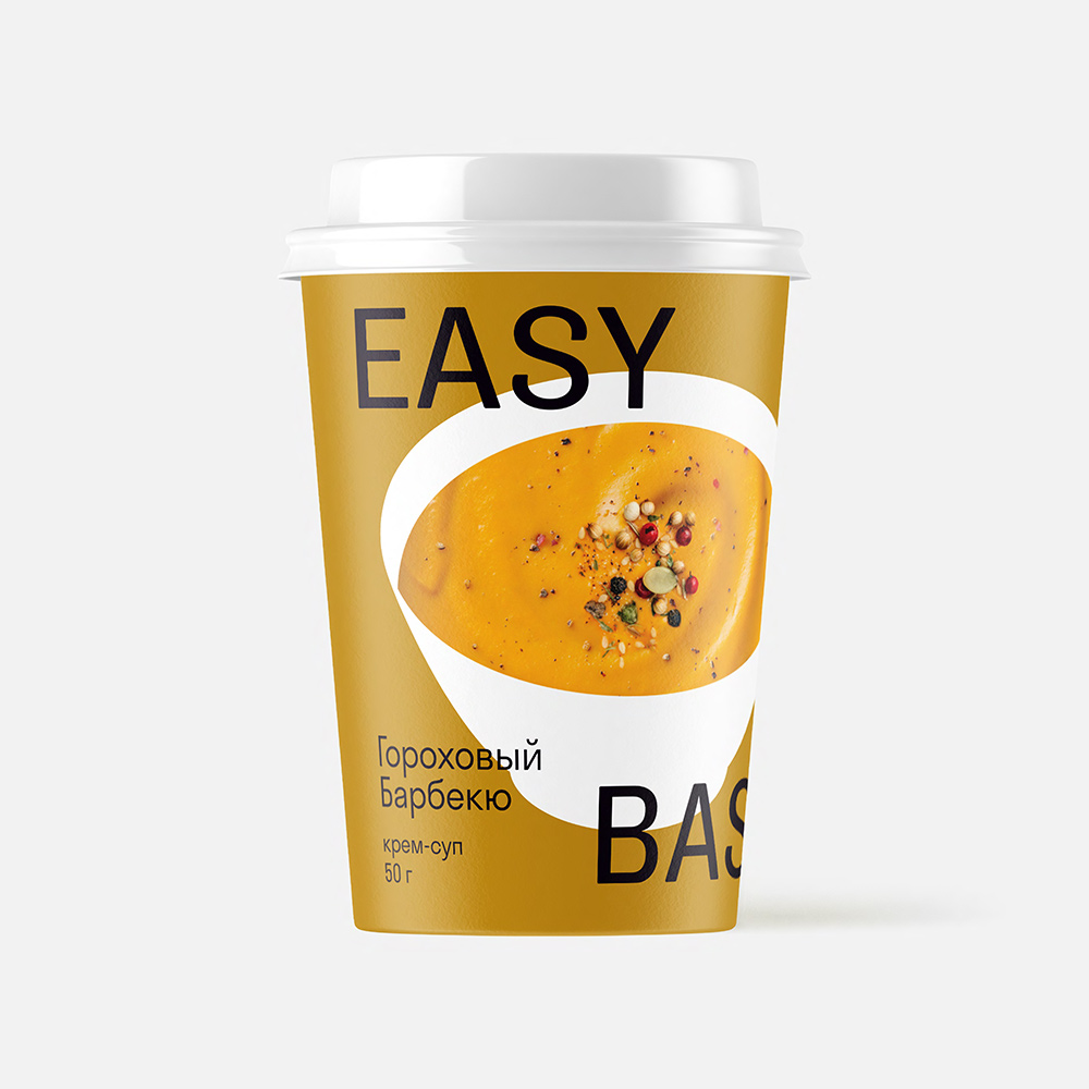 

Крем-суп Easy Base гороховый, моментального приготовления, барбекю, 50 г