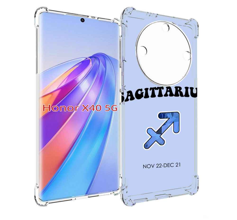 

Чехол MyPads знак зодиака стрелец 1 для Honor X40, Прозрачный, Tocco