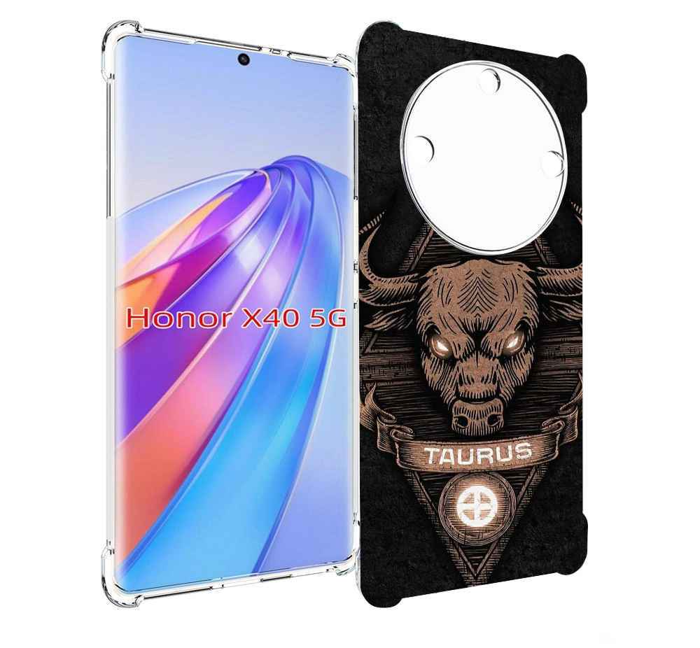 

Чехол MyPads знак зодиака телец 2 для Honor X40, Прозрачный, Tocco
