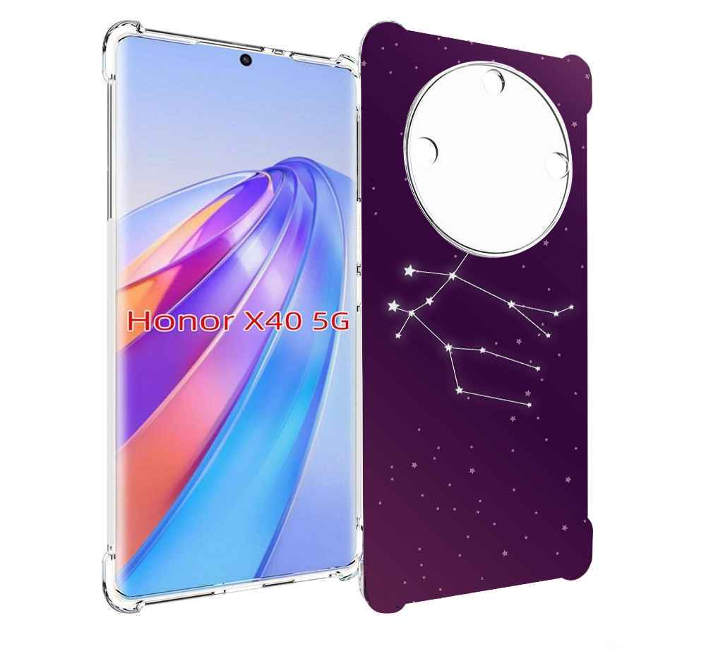 

Чехол MyPads знак-зодиака-близнецы-4 для Honor X40, Прозрачный, Tocco